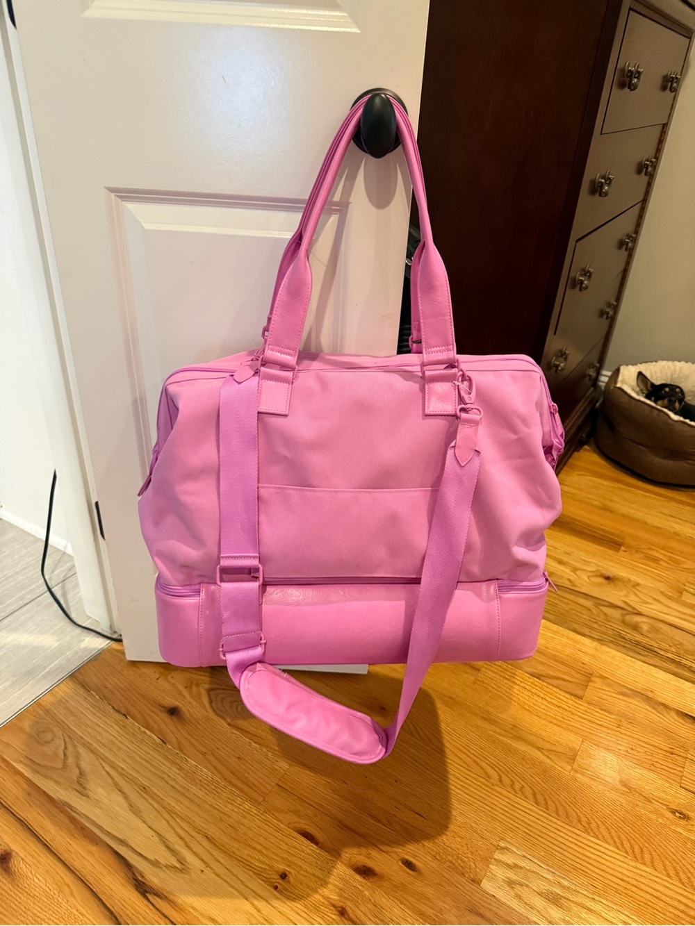 BEIS Pink Travel Tote Shoulder Bag